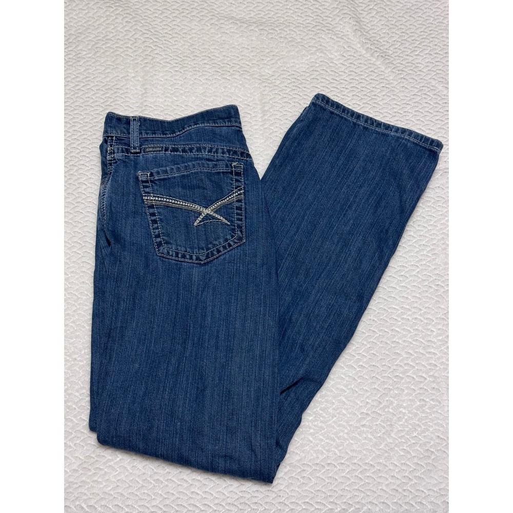 Cinch Emerson Jeans Denim Wash Straight Leg 9 R Western
